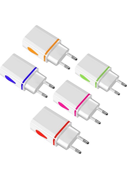 Ab/abd Plug USB Telefon Şarj Cihazı USB Duvar Şarj Cihazı Samsung Için Xiaomi Cep Telefonu Çift Bağlantı Noktası 1.2A Çıkış Seyahat Fişi Güç Adaptörü (Yurt Dışından) modelleri