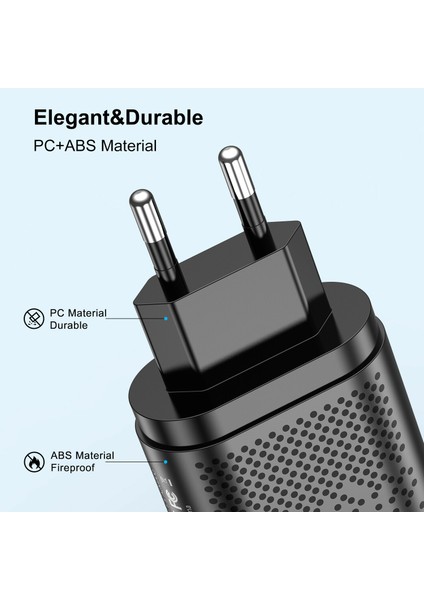 Geartronic 18W Pd Hızlı Şarj Cihazı USB C Hızlı Şarj Qc 3.0 Telefon Adaptörü Abd, Ab Tak Tip-C Android Için (Yurt Dışından) fırsatları