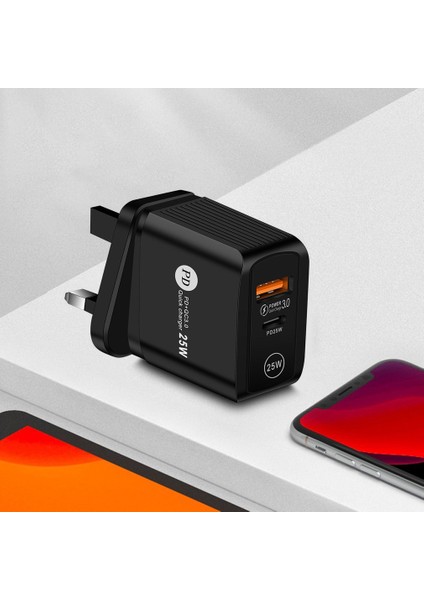USB C Şarj Cihazı Dönüştürücü 25W Pd Hızlı Şarj Cihazı Tip C Qc 3.0 Şarj Adaptörü (Yurt Dışından) modelleri