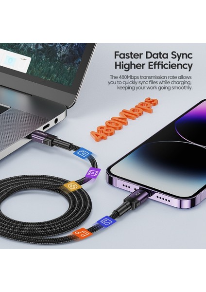 Toocki Pd 20W USB C Kablosu iPhone 14 13 12 11 Pro Max 8 7 Artı Hızlı Şarj Cihazı Telefon Şarj Kablosu iPad iPhone Için Veri Kablosu (Yurt Dışından) fırsatları