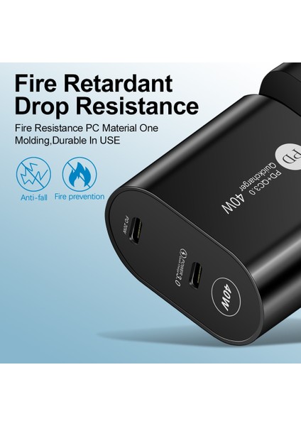 Pd 40W USB Tip C Hızlı Şarj Cihazı Qc3.0 Hızlı Şarj Ab Abd Ingiltere Tak iPhone 12 Pro Max Xiaomi Samsung Duvar Şarj Cihazı Güç Adaptörü (Yurt Dışından) fiyatları