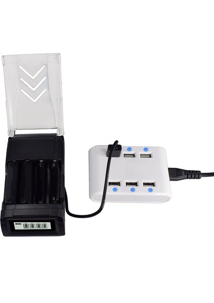 LCD Ekranlı Akıllı Şarj Cihazı LCD Akıllı Ekran Hızlı Şarj Şarj Edilebilir No.5 Aa7 Aaa (Yurt Dışından) fırsatları