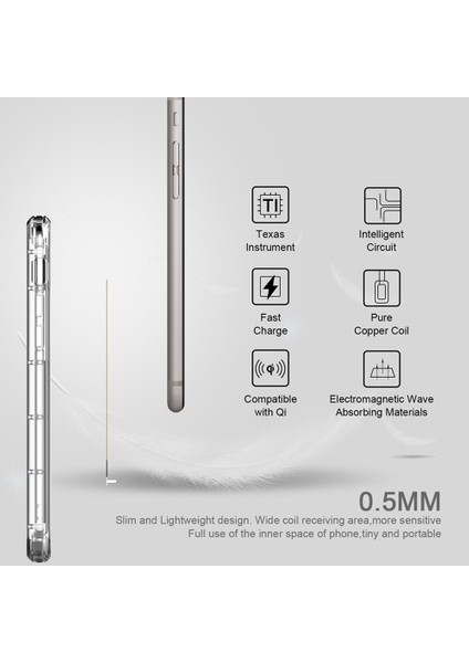 Qı Alıcı Tip C Google Piksel 3 2xl Oneplus 6t 7t Xiaomi Redmi Note 8A 8t 8 Pro Poco F1 Typec Qı Kablosuz Alıcı Adaptörü (Yurt Dışından) modelleri