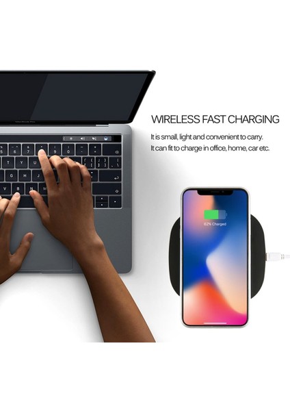 TS01 10W Hızlı Kablosuz Şarj Cihazı Taşınabilir Kablosuz Şarj Pedi (Yurt Dışından) indirimleri