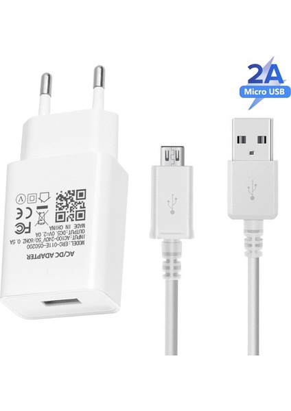 Şarj Cihazı 5V 2A Mikro USB Veri Kablolu Telefon Şarj Adaptörü Xiaomi A1 A2 Redmi Not 3 4 6 Pro 4x5 5s 7 7A Telefon USB Şarj Aleti (Yurt Dışından)