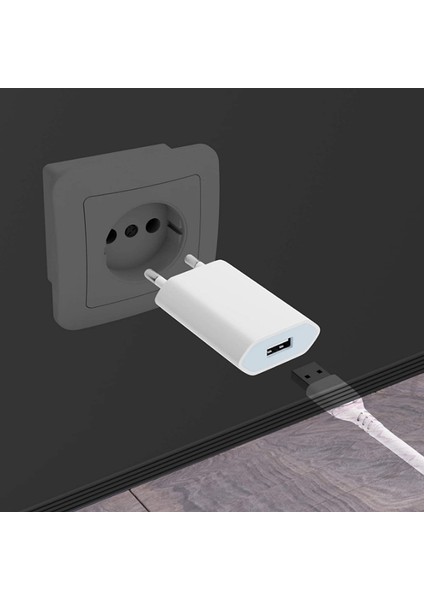 Kebidu USB Şarj Cihazı - Ab ve Abd Standart Duvar Fişi - 5V 1A Güç Adaptörü - Tüm Telefonlar Için (Yurt Dışından) fırsatları