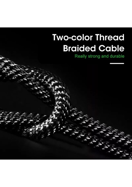 3A Hızlı Şarj Cihazı Siyah Mamba LED Göstergesi Mikro USB Kablosu Şarj Kablosu Samsung Huawei Için Kablo Xiaomi Telefon Aksesuarları (Yurt Dışından) modelleri