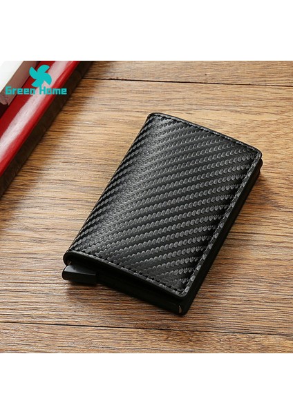 Yeşil Ev Erkek Sikke Çanta Kısa Rfıd Kart Tutucu Para Çantası Erkek Çanta (Yurt Dışından) modelleri