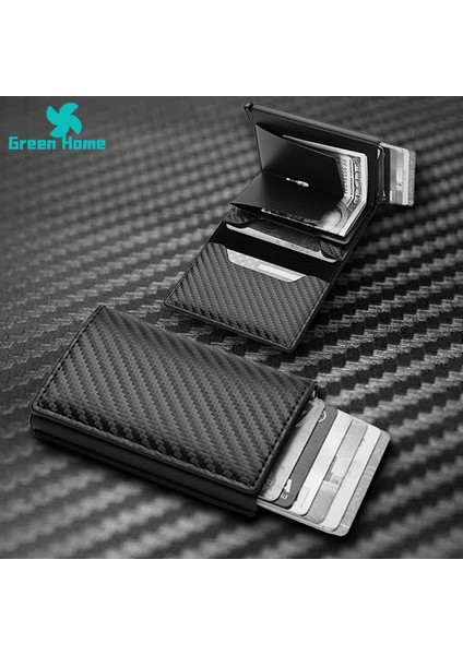 Yeşil Ev Erkek Sikke Çanta Kısa Rfıd Kart Tutucu Para Çantası Erkek Çanta (Yurt Dışından) indirimleri