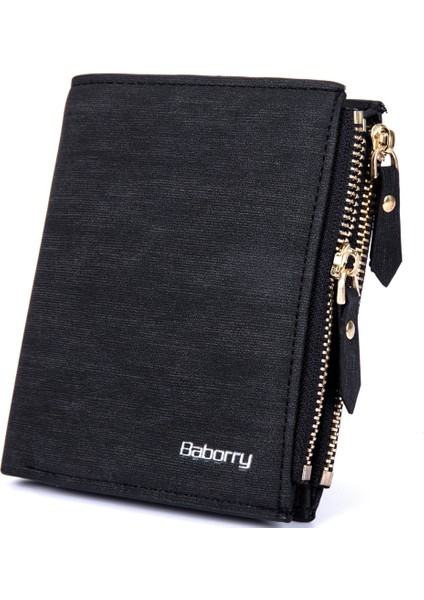 Baborry Rfıd Koruma Erkek Cüzdan Katı Yumuşak Pu Bozuk Para Cüzdanı Kart Sahibinin Kısa Cüzdan Tasarım Ince Cüzdan Erkekler Için Geldbeutel Herren (Yurt Dışından) indirimleri