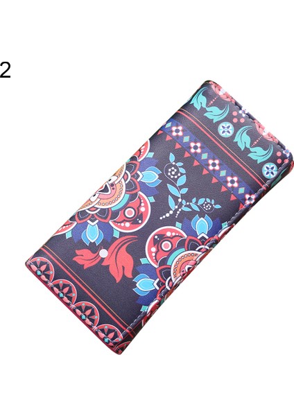 Microgood Vintage Kadın Suni Deri Para Kredi Nakit Çanta Çok Katlı Kartlıklı Cüzdan (Yurt Dışından) fırsatları