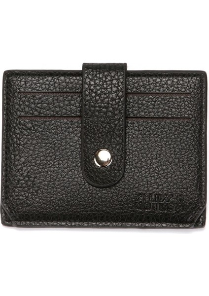 Cuıkca Unisex Bay Bayan Pu Deri Kısa Cüzdan Kredi Kartı Sahipleri Mini Cüzdan Iş Kimlik Kılıfı Fermuarlı Para Çanta (Yurt Dışından) modelleri