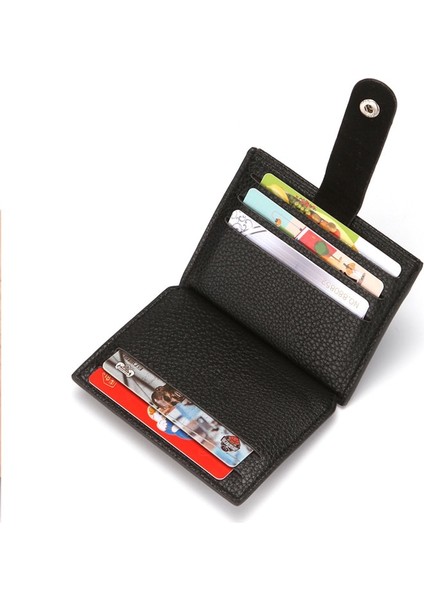 Cuıkca Unisex Bay Bayan Pu Deri Kısa Cüzdan Kredi Kartı Sahipleri Mini Cüzdan Iş Kimlik Kılıfı Fermuarlı Para Çanta (Yurt Dışından) indirimleri