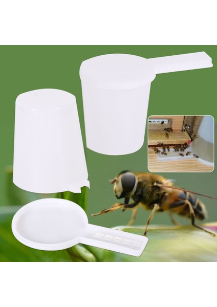 Homeınn 2 Adet Arıcılık Giriş Plastik Su Tiryakisi Arı Besleyici Şişe Seti Kurdeşen Aracı (Yurt Dışından)