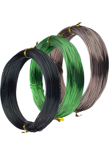 3 Rulo Bonsai Telleri, Eloksallı Alüminyum Bonsai Eğitim Teli 1.0mm Toplam 492 Ayak Bitki Için Kapalı Ağaç Eğitim Teli (Yurt Dışından) fiyatları