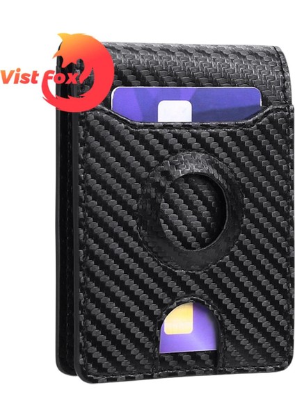 Vist Fox Para Klipsi Hafif Büyük Kapasiteli Ikiye Katlanmış Ince Cüzdan (Yurt Dışından)