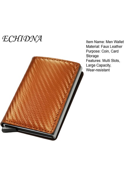 Echıdna Erkek Çanta Kısa Erkek Cüzdan Rfıd Kımlık Kredi Banka Kartı Sahibi (Yurt Dışından) modelleri