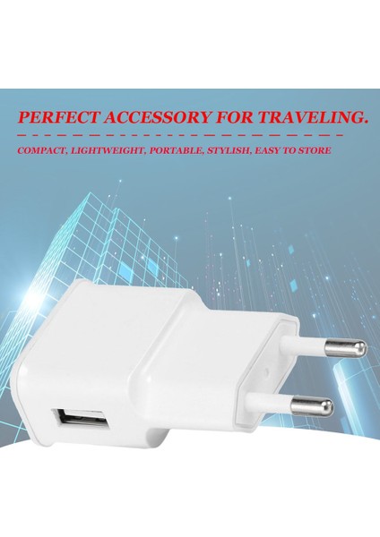 Samsung Için 5V 2A Evrensel Tek USB Şarj Cihazı 7100 Seyahat Şarj Adaptörü (Yurt Dışından) fırsatları