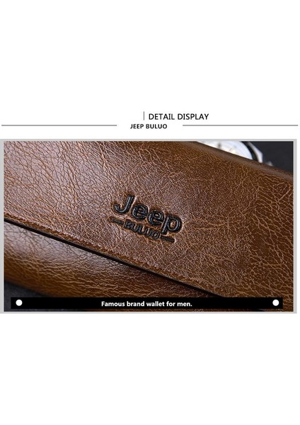 Yenı Yeni Jeep Buluo Ünlü Marka Erkek Cüzdan Deri 3 Katlı Erkek S Cüzdan Engelleme Kart Tutucu Debriyaj Rfid Erkek Bozuk Para Cüzdanı 2130 (Yurt Dışından) modelleri