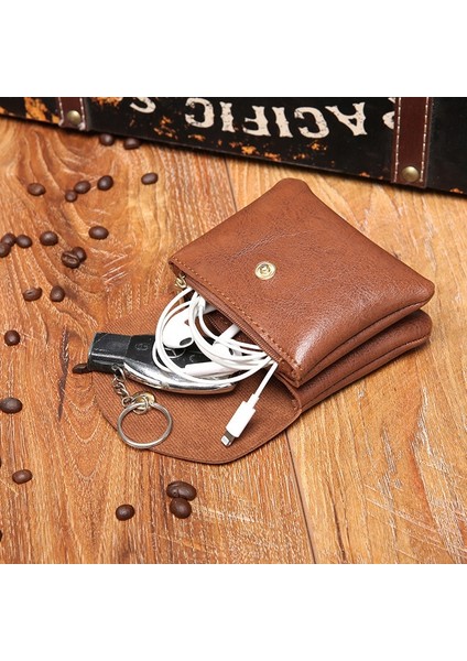 Pu Deri Erkek Cüzdan Kadın Mini Cüzdan Çift Katmanlı Kımlık/kredi Kartı Sahipleri Bozuk Para Cüzdanı Kese Saklama Çantası Kısa Iş Çantalar (Yurt Dışından) modelleri