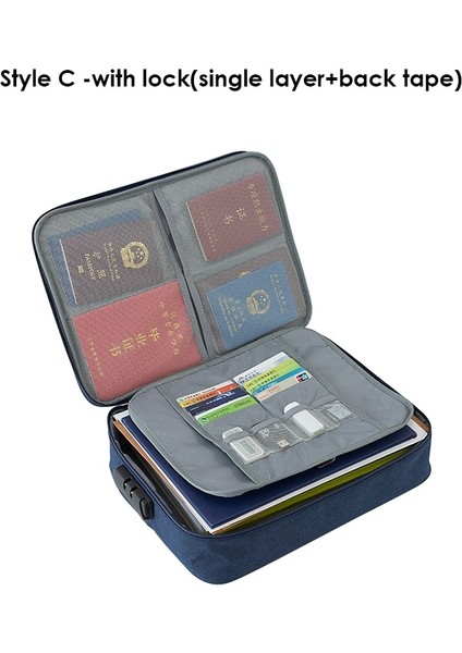 Çok Işlevli Saklama Çantası Ev Data Estate Lisans Organizatör Su Geçirmez Taşınabilir Bavul Aksesuarları (Yurt Dışından)