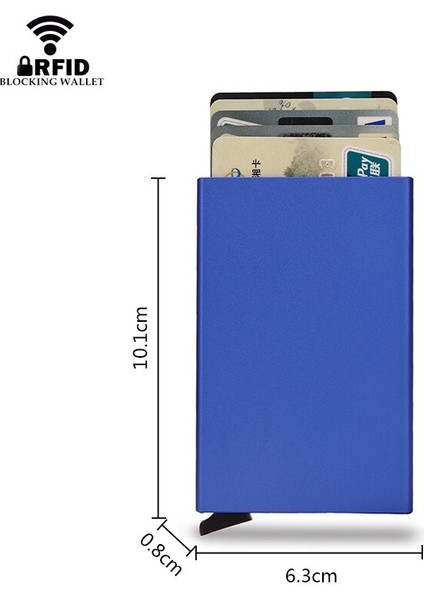 Ince Ince Rfid Kart Tutucu Erkek Cüzdan Para Çantası Erkek Vintage Kısa Çanta 2022 Küçük Sihirli Mini Cüzdan Pop Up Akıllı Wellet (Yurt Dışından)