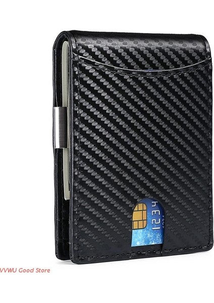 Para Klipsli Cüzdan Erkek Ince Cüzdan Ön Cep Rfıd Engelleme Kart Sahibinin (Yurt Dışından) fiyatları