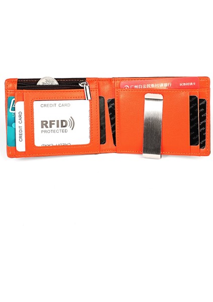 Erkekler Için Cüzdan 6 Kart Yuvalı Daha Büyük Kapasiteli Rfıd Engelleme Ince Minimalist Bifold Ön Cep Cüzdanı Erkekler Için Kimlik Pencereli (Yurt Dışından) indirimleri