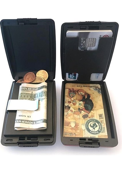 Yeni Alüminyum Metal Banka Kartı Engelleme Sert Çanta Cüzdan Kredi Kartı Anti-Rfıd Tarama Tutucu Erkekler ve Kadınlar Için Koruyun (Yurt Dışından) fırsatları