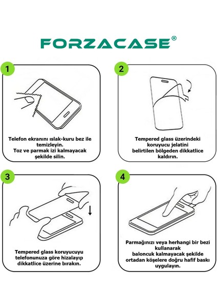 Xiaomi Redmi 13C İle Uyumlu Temperli Kırılmaz Cam Ekran Koruyucu - Fc002