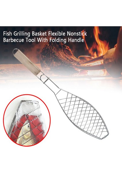 Kavurma Balık Izgara Sepeti Katlanır Saplı Dıy Esnek Açık Barbekü Karşılaşması (Yurt Dışından) fiyatları