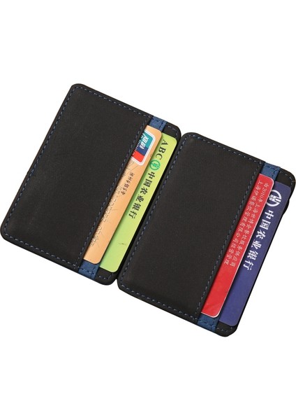 Jınbaolaı Fırçalama Deri Kredi Kartı Cüzdan Erkek Moda Kadın Çantalar Sihirli Küçük Cüzdan Mini Para Klipleri Yeni Tasarım Kısa Çanta (Yurt Dışından) fırsatları