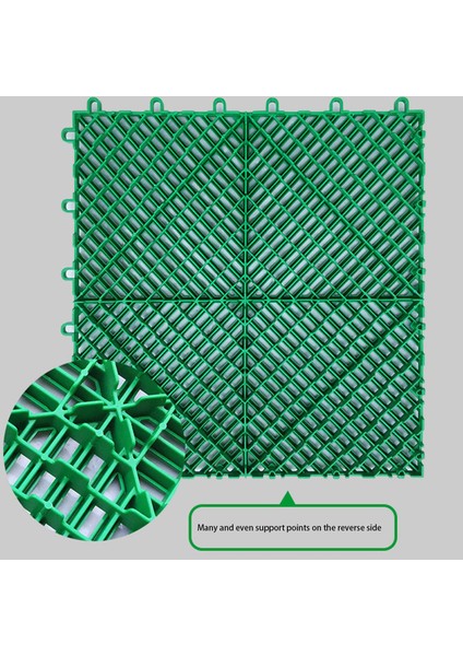 Balkon Pedi-1 x Plastik Ekleme Izgarası-Yeşil (Yurt Dışından)