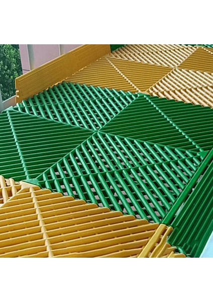 Balkon Pedi-1 x Plastik Ekleme Izgarası-Yeşil (Yurt Dışından)