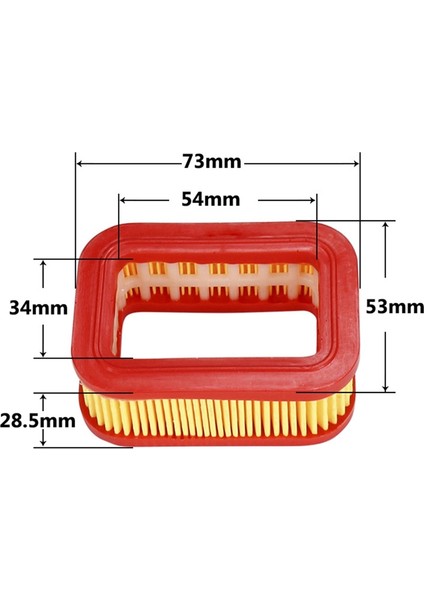 5200 5800 52/58CC Testere Kağıt Hava Filtresi Seti Bahçe Alet Parçaları (Yurt Dışından) fiyatları