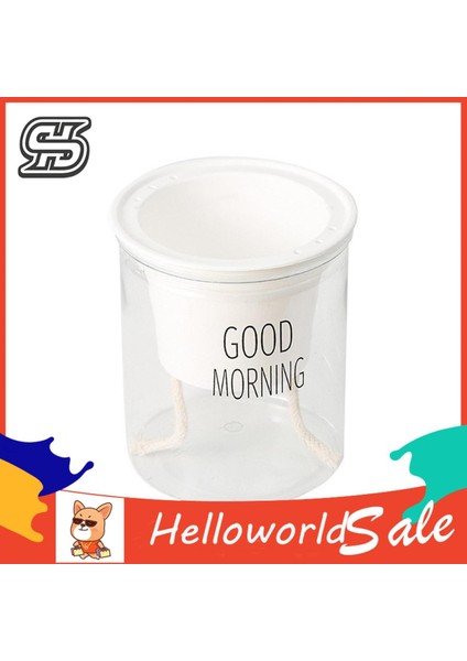 Helloworld Saksı Emek Tasarrufu Sağlayan 2 Kat Kendi Kendine Sulanan Bitki Saksı Çiçek Konteyneri (Yurt Dışından)