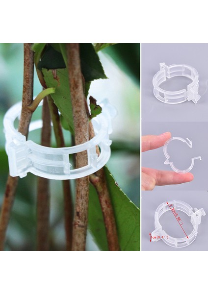 50/100 Adet Yeniden Kullanılabilir Plastik Destek Klipleri Kelepçeler Asılı Asma Sebze Karşılaşması (Yurt Dışından) fiyatları