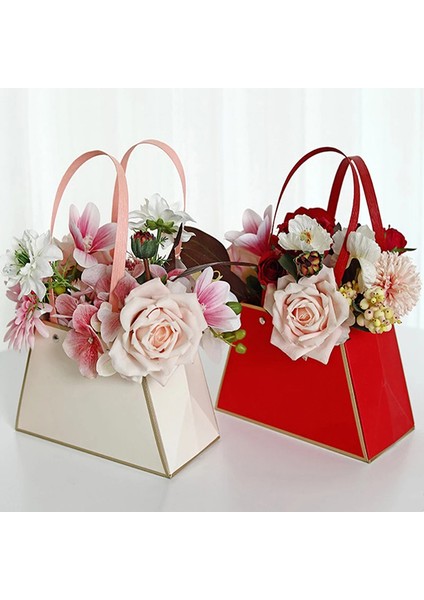 Taşınabilir Çiçek Kutusu Gül Ambalaj Ambalaj Kağıt Torba Sevgililer Günü Hediyeleri Podazz (Yurt Dışından) modelleri