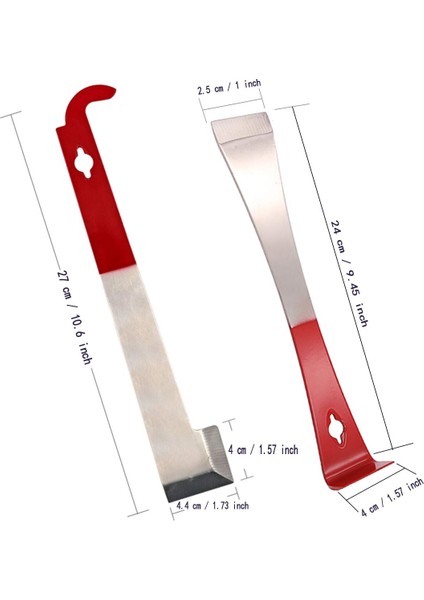 Arıcılık Aletleri-1*j Kancalı Kovan Aletleri 1*l Kancalı Kovan Aletleri-Kırmızı ve Gümüş (Yurt Dışından) fiyatları