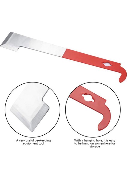 Arıcılık Aletleri-1*j Kancalı Kovan Aletleri 1*l Kancalı Kovan Aletleri-Kırmızı ve Gümüş (Yurt Dışından) fırsatları