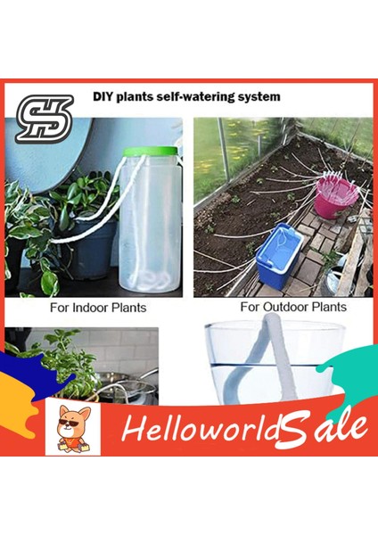 Helloworld Kılcal Fitil Kablosu Yapımı Kolay Otomatik Sulama Cihazı Suluk Ipi (Yurt Dışından) fırsatları