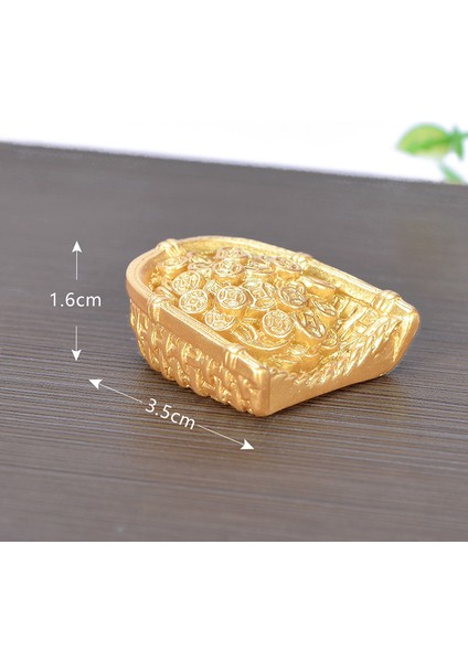 Mikro Peyzaj Dıy Reçine El Sanatları Yeni Yıl Altın Aksesuarları Külçe Ağacı Sukabağı Tekne Mj (Yurt Dışından) fırsatları