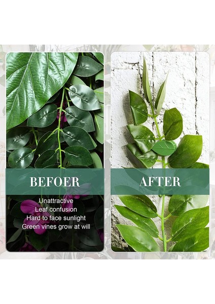120 Parça Asma Bitki Duvar Klipsi Bitki Asma Klipsi Duvar Armatür Klipsi (Yurt Dışından)