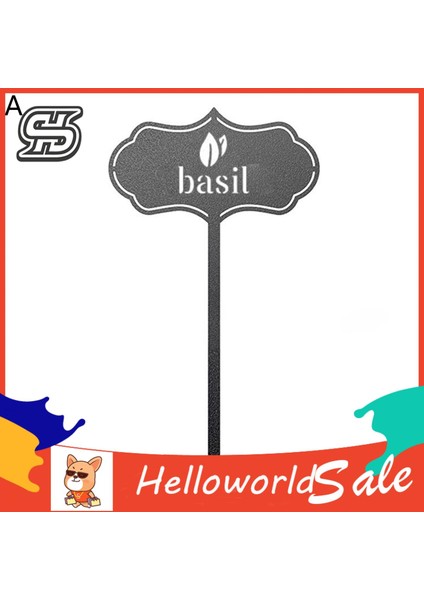 Helloworld Bitki Işaretleyici Geniş Uygulama Bitki Etiketleri Fidanlık Sebze Işaretleyicileri Etiketleri (Yurt Dışından)