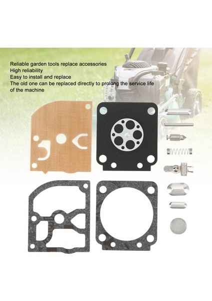Karbüratör Yeniden Contası, Karbüratör Diyaframı ve Contası Hafif Dayanıklı Yüksek Güvenilirlik, C1Q S53 Çim Biçme Makinesi Için Saklama Kutusu ile (Yurt Dışından) fiyatları