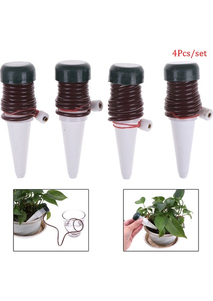 4pcs Bitki Kendi Kendine Sulama Kazıkları Otomatik Damlama Sivri Sulama Sistemi Bahçe Podazz (Yurt Dışından) modelleri