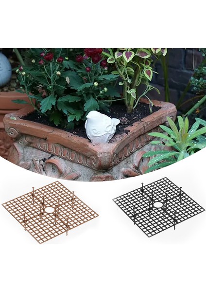 Saksı Toprak Koruması Kaymaz Sabitleme Bitki Saksı Izgarası Saksı Kapağı (Yurt Dışından)