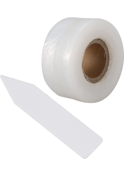 Adet Kreş Aşılama Bandı Gerilebilir Kendinden Yapışkanlı 3 cm x 100 M ve 100 Adet Yeniden Kullanılabilir Pvc Bitki Etiketi Etiket (Yurt Dışından) fırsatları