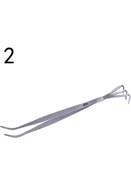2 In 1 Paslanmaz Çelik Bonsai Bahçe Aletleri Kök Tırmık Spatula Cımbız Bahçe Podazz (Yurt Dışından)