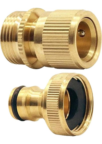 Hortum Konnektörleri Parlatma Yüzeyi Erkek Dişi Pirinç Hortum Konektörü (Yurt Dışından)